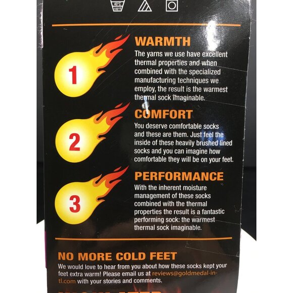 Polar Extreme Thermal Socks Insulated Women's Size 5-9 Pink White - NEW - Picture 8 of 14